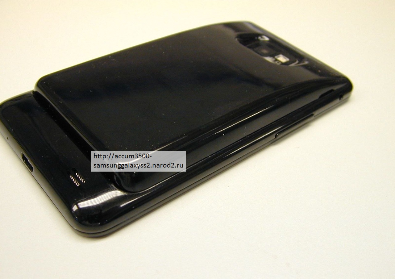 Samsung Galaxy S2  I9100 с усиленным аккумулятором, батареей повышенной емкости на 3500 mah и задней крышкой